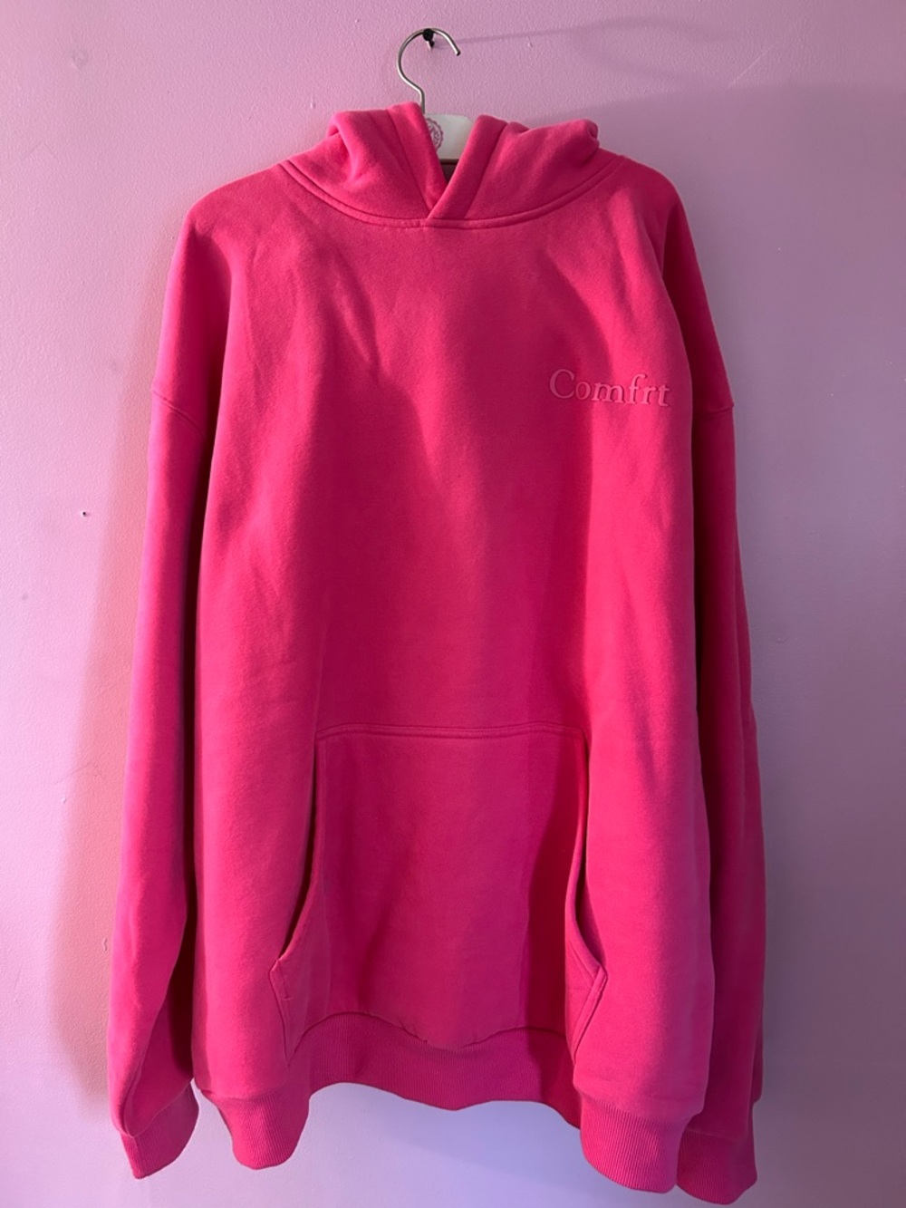 Comfrt minimalist Pink Hoodie Sweatshirt